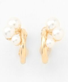 ANY / エニィ ピアス・イヤリング | 【WEB限定】パールフープイヤリング(両耳用)