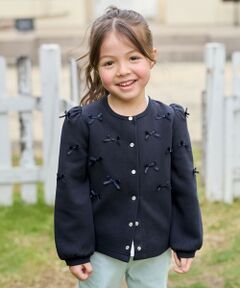 ANY / エニィ カーディガン・ボレロ | スナップボタン リボンカーディガン