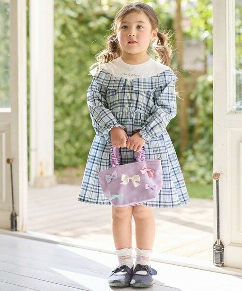 ANY / エニィ ロング・マキシ丈ワンピース | チェックドッキングワンピース | 詳細16