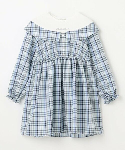 ANY / エニィ ロング・マキシ丈ワンピース | チェックドッキングワンピース | 詳細19