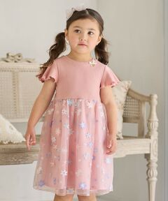 ANY / エニィ ロング・マキシ丈ワンピース | 刺繍チュールワンピース