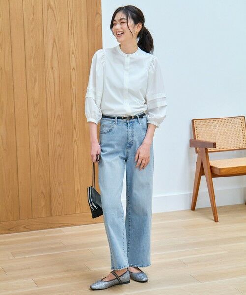 ANY / エニィ シャツ・ブラウス | 【接触冷感/UVカット/抗菌防臭/速乾】エニィファンクションタックスリーブブラウス | 詳細10