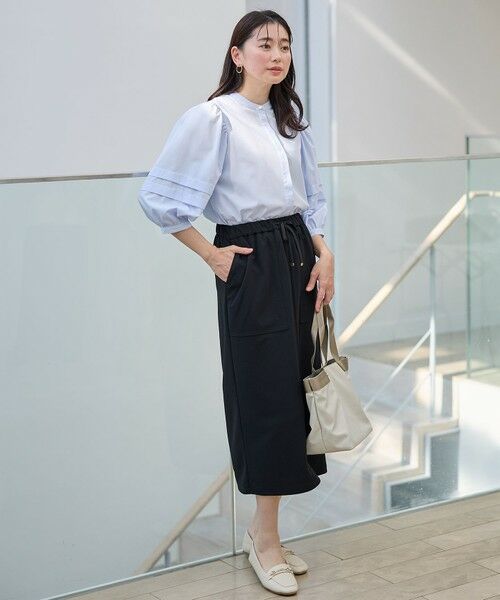 ANY / エニィ シャツ・ブラウス | 【接触冷感/UVカット/抗菌防臭/速乾】エニィファンクションタックスリーブブラウス | 詳細15