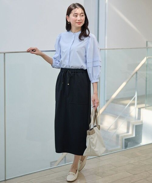 ANY / エニィ シャツ・ブラウス | 【接触冷感/UVカット/抗菌防臭/速乾】エニィファンクションタックスリーブブラウス | 詳細16