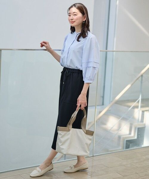 ANY / エニィ シャツ・ブラウス | 【接触冷感/UVカット/抗菌防臭/速乾】エニィファンクションタックスリーブブラウス | 詳細18