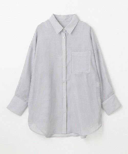 ANY / エニィ シャツ・ブラウス | シアーストライプシャツ | 詳細6