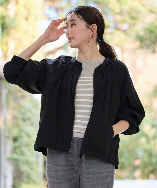 ANY / エニィ ブルゾン | 【洗濯機可/接触冷感/UVケア】清涼リラックスブルゾン | 詳細19