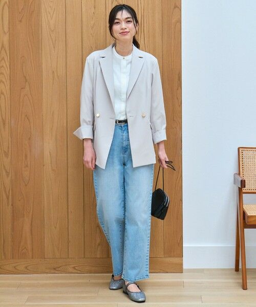 ANY / エニィ その他アウター | 【セットアップ着用可】イージーケアライトストレッチダブルジャケット | 詳細7