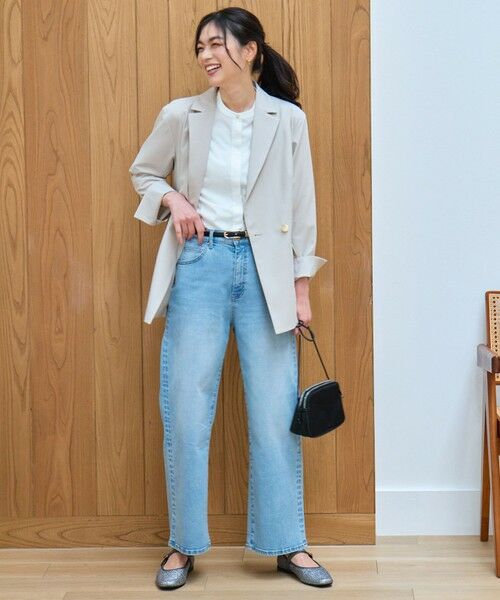 ANY / エニィ その他アウター | 【セットアップ着用可】イージーケアライトストレッチダブルジャケット | 詳細8