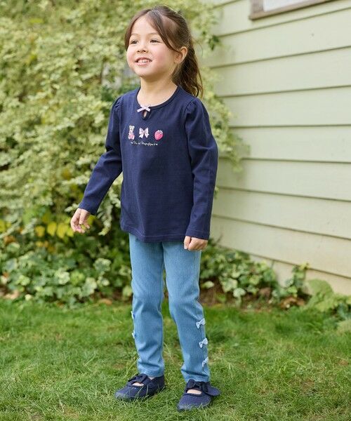 ANY / エニィ カットソー | テディベリー刺繍 長袖Tシャツ | 詳細7