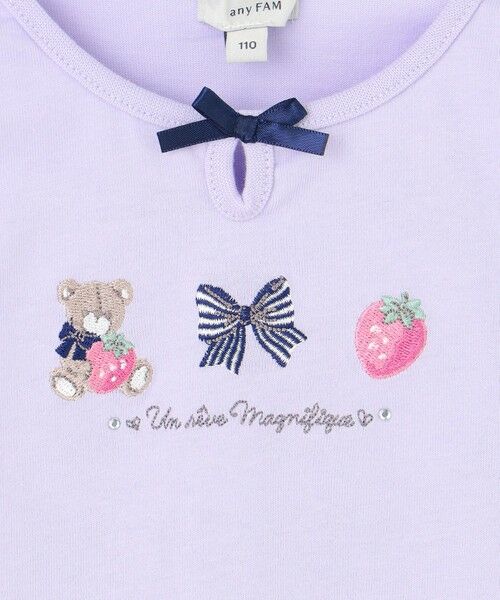 ANY / エニィ カットソー | テディベリー刺繍 長袖Tシャツ | 詳細18