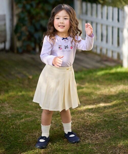 ANY / エニィ カットソー | テディベリー刺繍 長袖Tシャツ | 詳細12