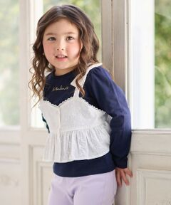 ANY / エニィ カットソー | キャミソール付き 長袖Tシャツ