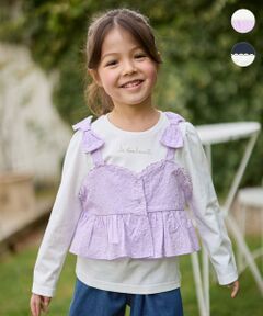 ANY / エニィ カットソー | キャミソール付き 長袖Tシャツ