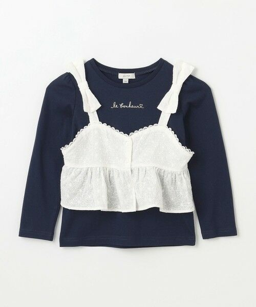 ANY / エニィ カットソー | キャミソール付き 長袖Tシャツ | 詳細5