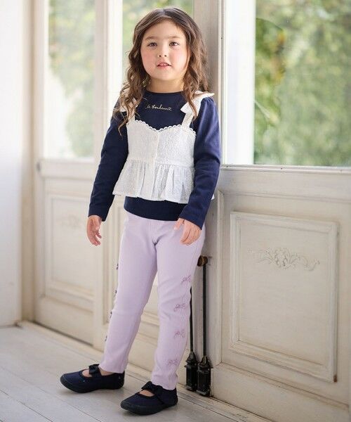 ANY / エニィ カットソー | キャミソール付き 長袖Tシャツ | 詳細3