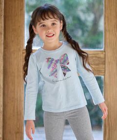 ANY / エニィ カットソー | ミラクルスパンコール長袖Tシャツ