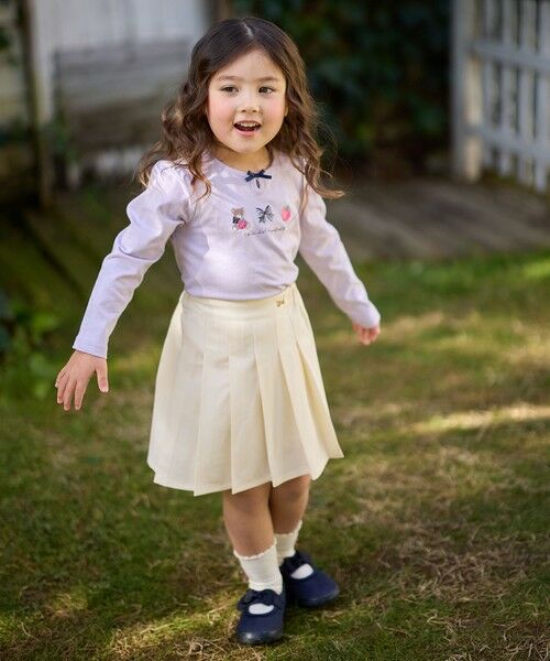 ANY / エニィ カットソー | テディベリー刺繍 長袖Tシャツ | 詳細11