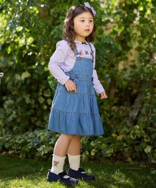 ANY / エニィ カットソー | テディベリー刺繍 長袖Tシャツ | 詳細13