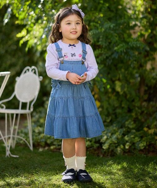 ANY / エニィ カットソー | テディベリー刺繍 長袖Tシャツ | 詳細14