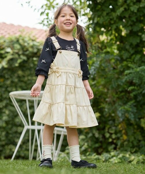 ANY / エニィ カットソー | リボン×チュール 七分袖Tシャツ | 詳細5