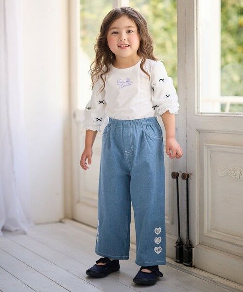 ANY / エニィ カットソー | リボン×チュール 七分袖Tシャツ | 詳細18