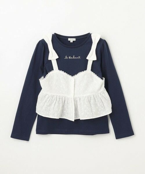 ANY / エニィ カットソー | キャミソール付き 長袖Tシャツ | 詳細5