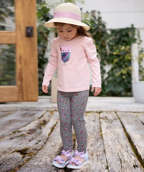 ANY / エニィ カットソー | ミラクルスパンコール長袖Tシャツ | 詳細3