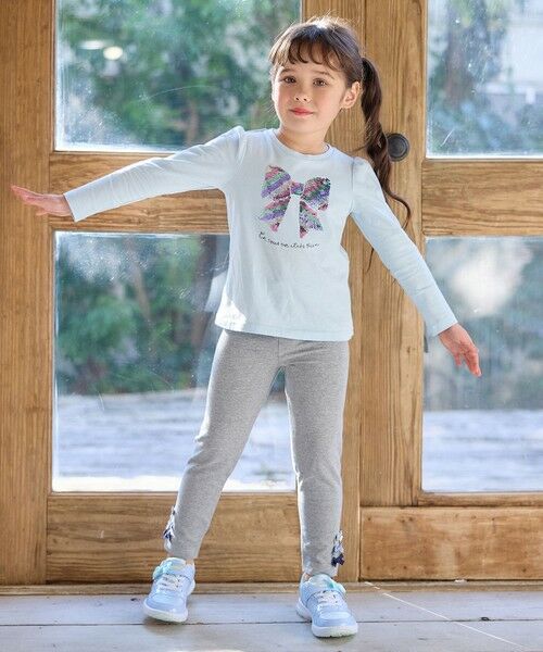 ANY / エニィ カットソー | ミラクルスパンコール長袖Tシャツ | 詳細10