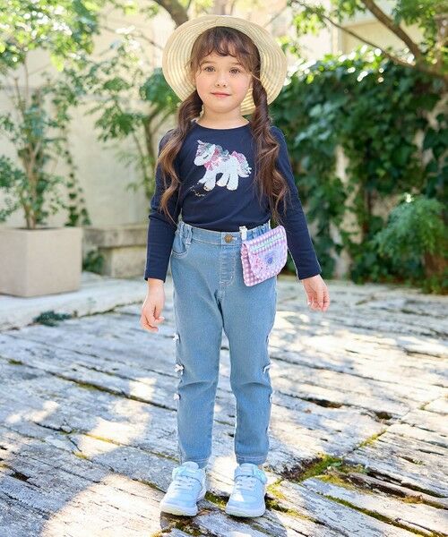 ANY / エニィ カットソー | ミラクルスパンコール長袖Tシャツ | 詳細16