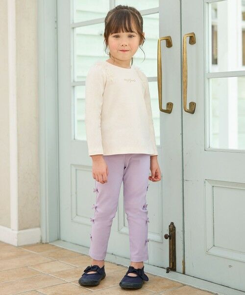 ANY / エニィ カットソー | チュールフリル 長袖Tシャツ | 詳細1