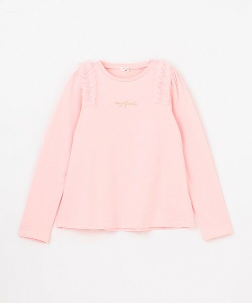 ANY / エニィ カットソー | チュールフリル 長袖Tシャツ | 詳細10