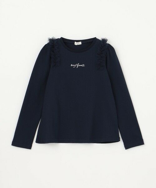 ANY / エニィ カットソー | チュールフリル 長袖Tシャツ | 詳細28