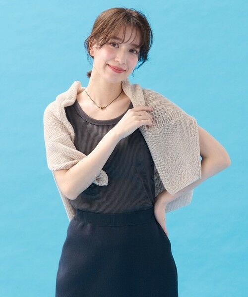 ANY / エニィ タンクトップ | 【新色追加/洗濯機可/UVケア/抗菌防臭】ラウンドタンクトップ | 詳細25