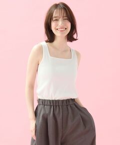 ANY / エニィ タンクトップ | 【新色追加/洗濯機可/UVカット/抗菌防臭/アンチピリング】スクエアタンクトップ
