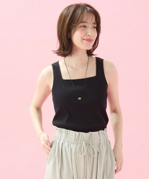 ANY / エニィ タンクトップ | 【新色追加/洗濯機可/UVカット/抗菌防臭/アンチピリング】スクエアタンクトップ | 詳細7