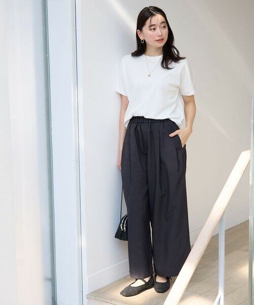 ANY / エニィ カットソー | 【新色追加/10色展開/洗濯機可/UVケア/接触冷感】プレミアムベーシック半袖Tシャツ | 詳細2