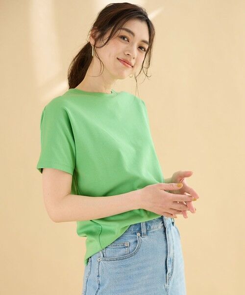 ANY / エニィ カットソー | 【新色追加/10色展開/洗濯機可/UVケア/接触冷感】プレミアムベーシック半袖Tシャツ | 詳細5