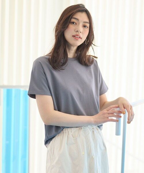 ANY / エニィ カットソー | 【新色追加/10色展開/洗濯機可/UVケア/接触冷感】プレミアムベーシック半袖Tシャツ | 詳細10