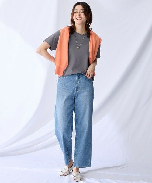 ANY / エニィ カットソー | 【新色追加/10色展開/洗濯機可/UVケア/接触冷感】プレミアムベーシック半袖Tシャツ | 詳細13