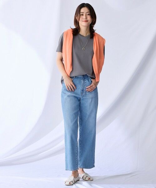 ANY / エニィ カットソー | 【新色追加/10色展開/洗濯機可/UVケア/接触冷感】プレミアムベーシック半袖Tシャツ | 詳細14