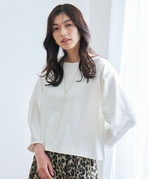 ANY / エニィ カットソー | 【洗濯機可/5色展開】サカリバランタンスリーブプルオーバー | 詳細1