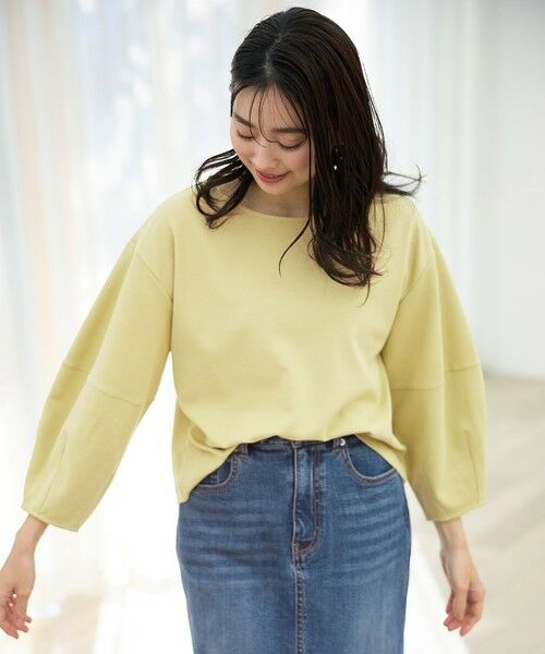 ANY / エニィ カットソー | 【洗濯機可/5色展開】サカリバランタンスリーブプルオーバー | 詳細8