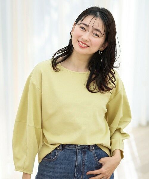 ANY / エニィ カットソー | 【洗濯機可/5色展開】サカリバランタンスリーブプルオーバー | 詳細9