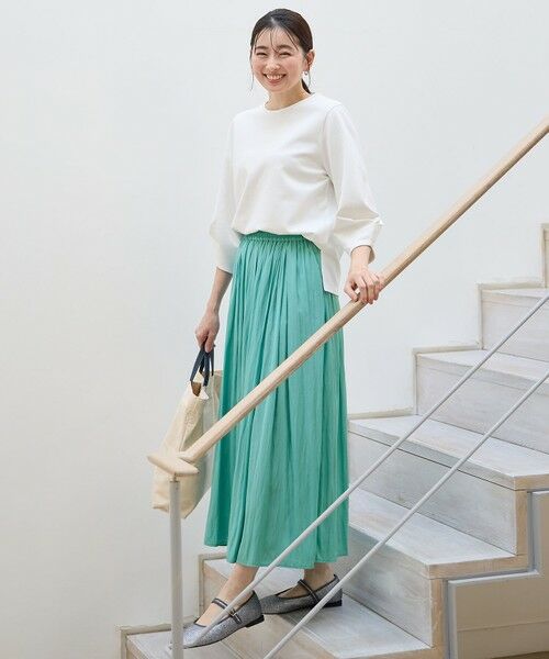 ANY / エニィ カットソー | 【WEB限定/洗濯機可/5色展開】サカリバタックスリーブプルオーバー | 詳細4