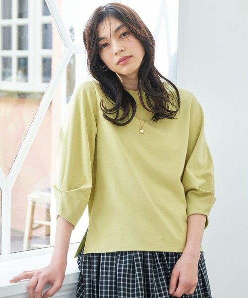 ANY / エニィ カットソー | 【WEB限定/洗濯機可/5色展開】サカリバタックスリーブプルオーバー | 詳細8