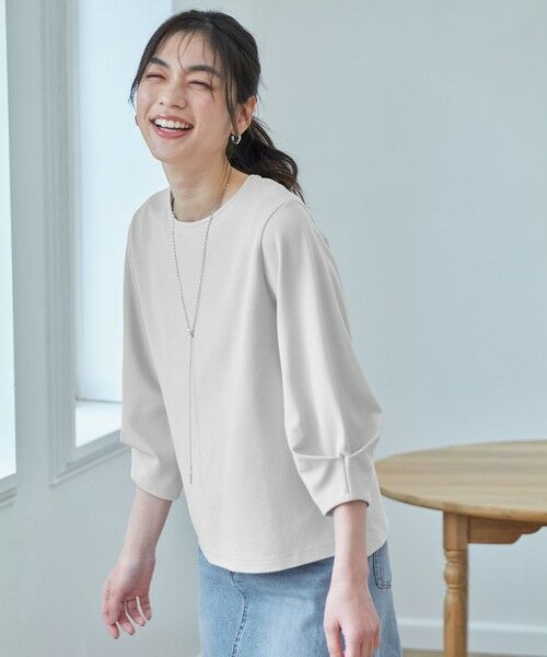 ANY / エニィ カットソー | 【WEB限定/洗濯機可/5色展開】サカリバタックスリーブプルオーバー | 詳細21