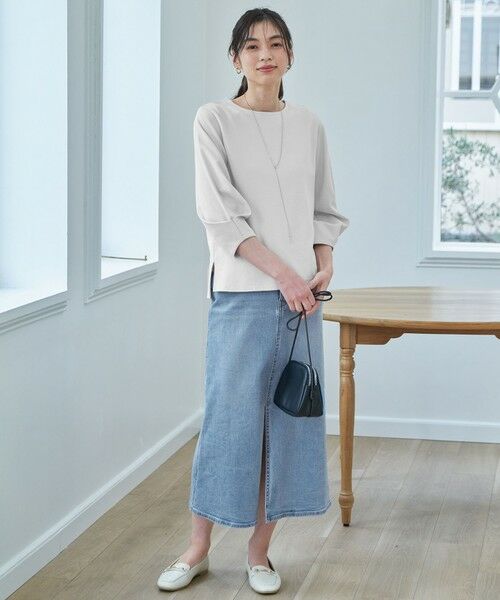 ANY / エニィ カットソー | 【WEB限定/洗濯機可/5色展開】サカリバタックスリーブプルオーバー | 詳細23