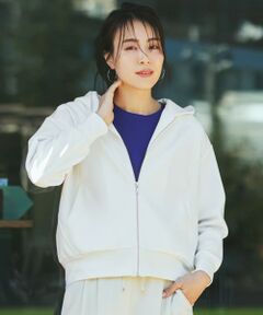 ANY / エニィ パーカー | 【洗濯機可/UVケア】ダンボールジップパーカー