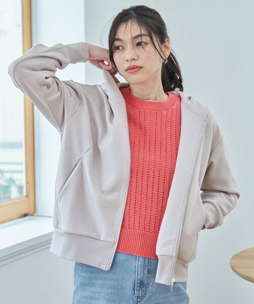 ANY / エニィ パーカー | 【洗濯機可/UVケア】ダンボールジップパーカー | 詳細10